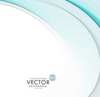 蓝色抽象曲线弯曲矢量背景图片