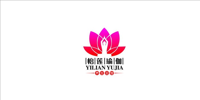 瑜伽LOGO图片cdr矢量模版下载