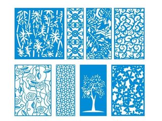 花格 窗花 镂空花纹 屏风图片