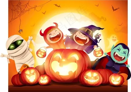 万圣节南瓜灯图片