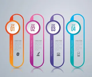 圆形信息图表图片