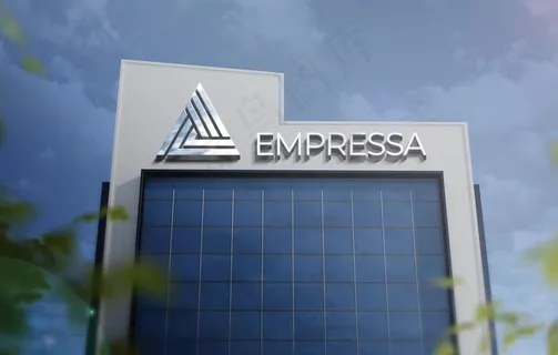 户外logo样机图片