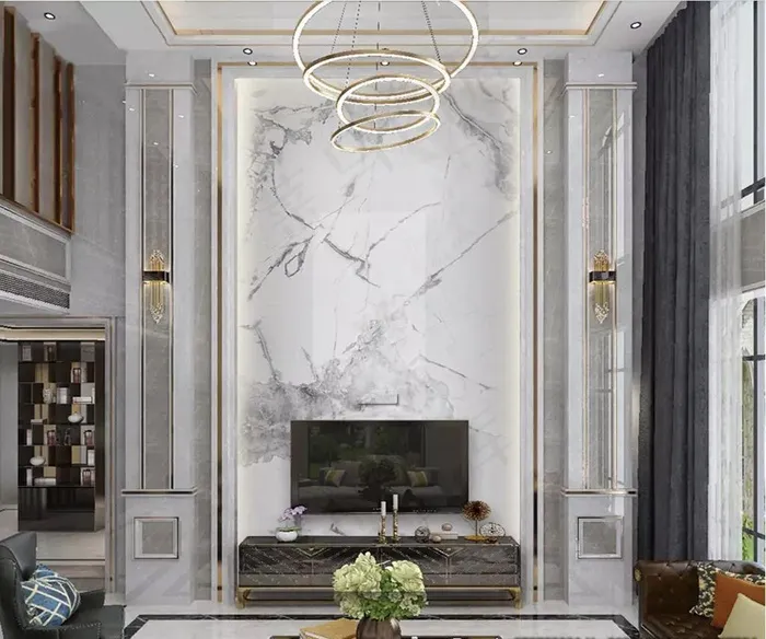 背景墙效果 大理石 新中式 背图片psd模版下载