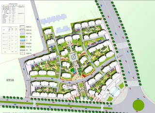 县级 小区 规划 平面图图片