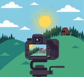 相机矢量图图片