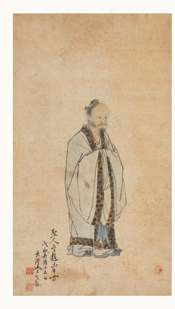 孔子像图片