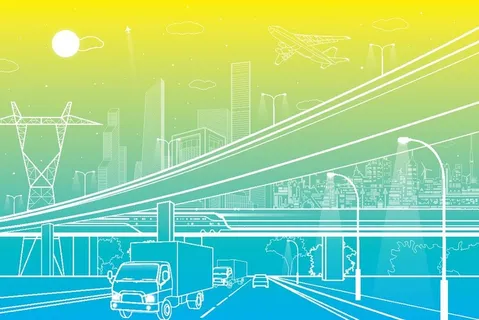 城市线条图片 城市线条图片