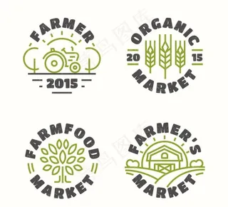 生态农场logo标志设计图片