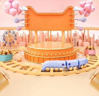 电商立体场景图片