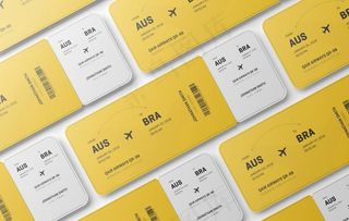 门票样机卡券样机图片