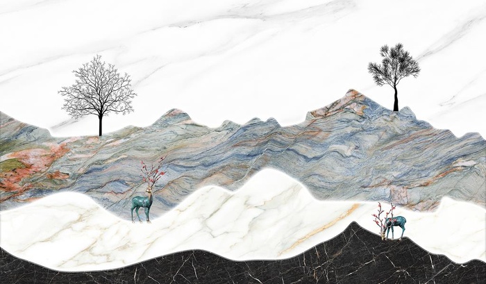 跃层石纹山水麋鹿图片(9841x5654)psd模版下载