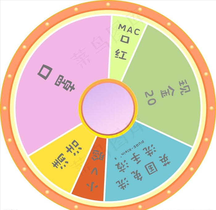 大转盘 抽奖 活动 设计 广告图片