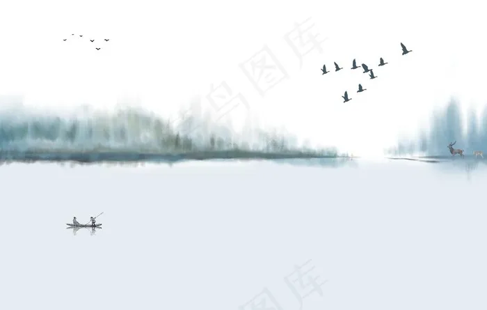 装饰画背景墙图片psd模版下载