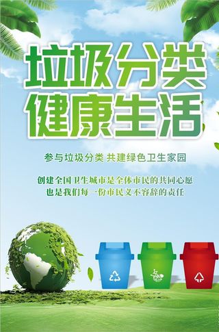 垃圾分类海报图片