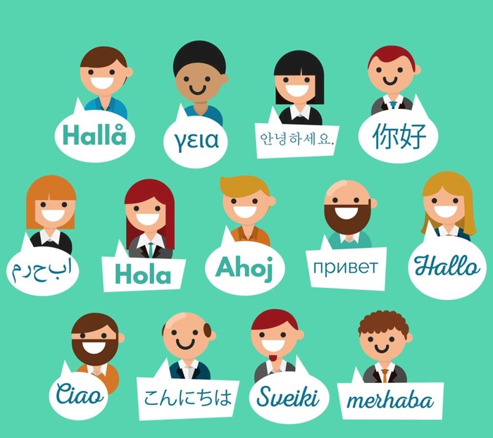 创意各国打招呼人物头像矢量素材图片ai矢量模版下载