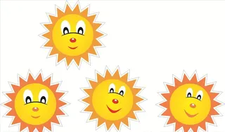 卡通太阳图片