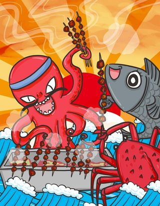 章鱼小丸子图片