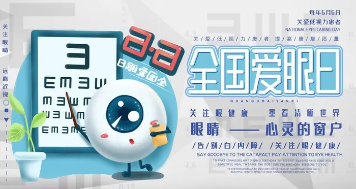 全国爱眼日图片(2268x1276)psd模版下载