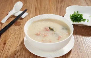 皮蛋瘦肉粥图片