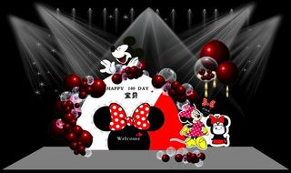 米老鼠  宝宝百日宴图片