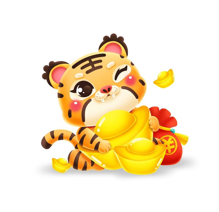 卡通小老虎图片