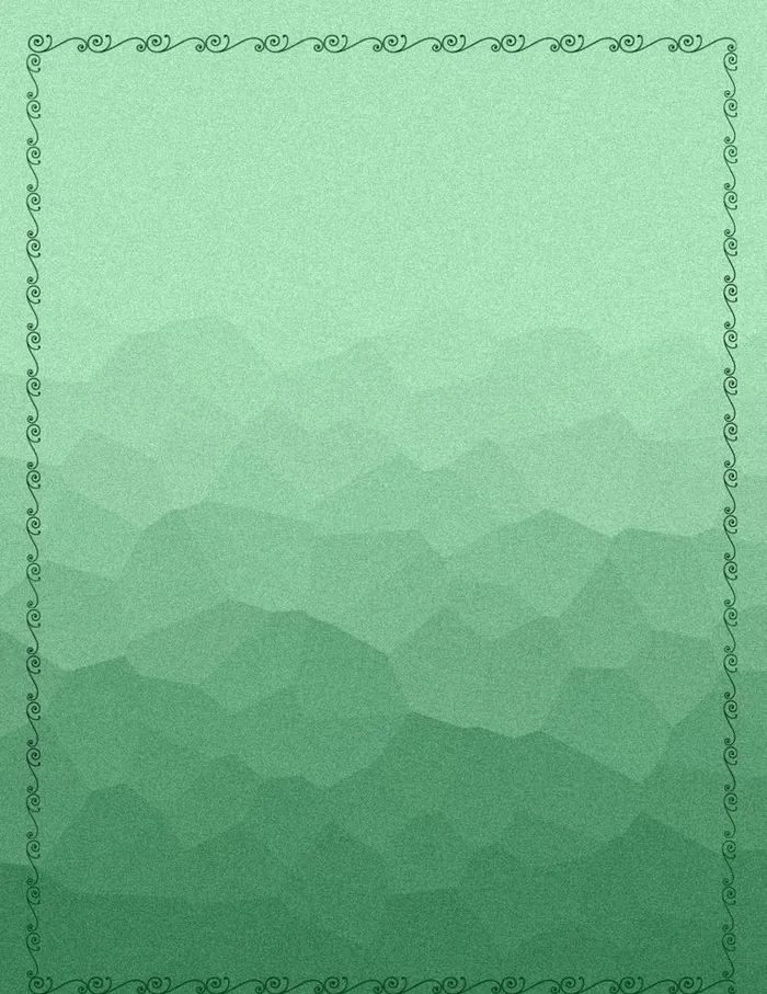 绿色渐变边框背景图片(1024x1369)psd模版下载