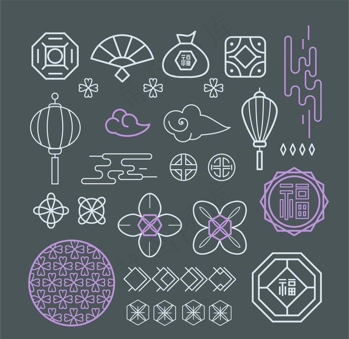 中国风元素图片