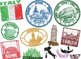 怀旧邮戳印章图片