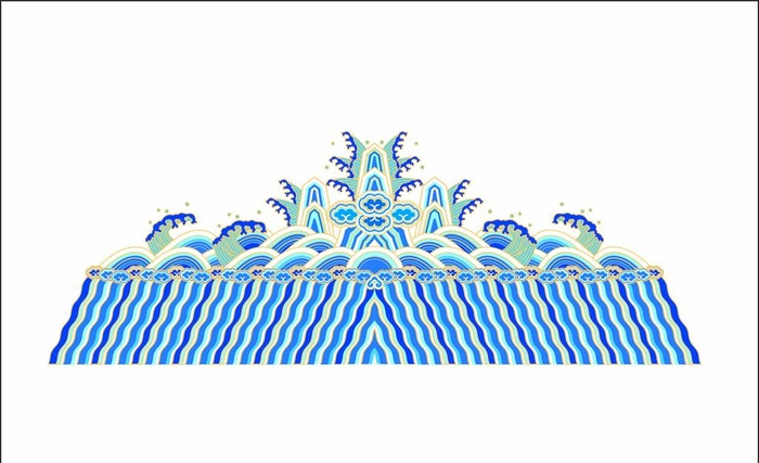 海纹 图片ai矢量模版下载