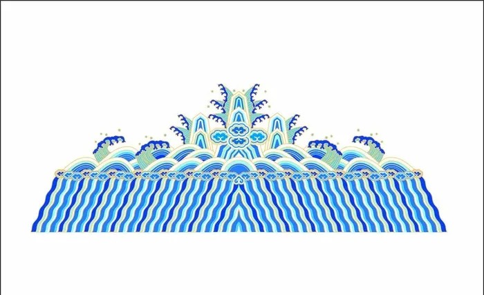 海纹 图片ai矢量模版下载