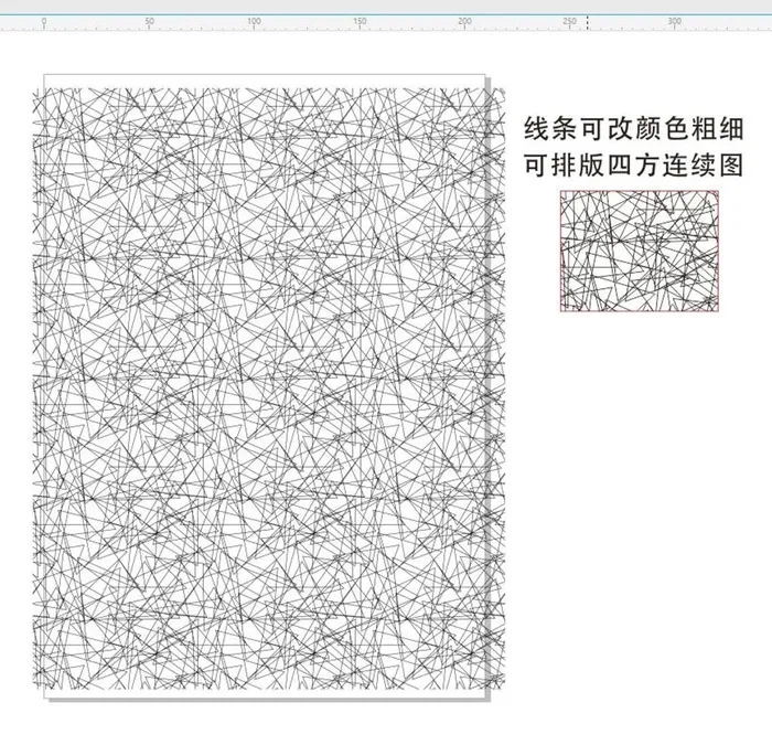 凌乱线条图片cdr矢量模版下载