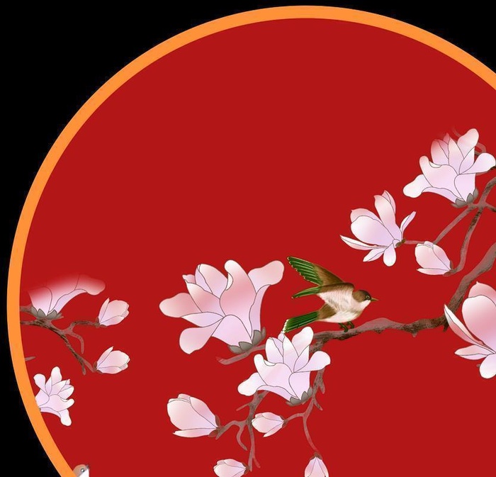 中式婚礼吊顶装饰圆图片