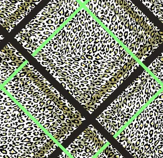 豹纹格子图片