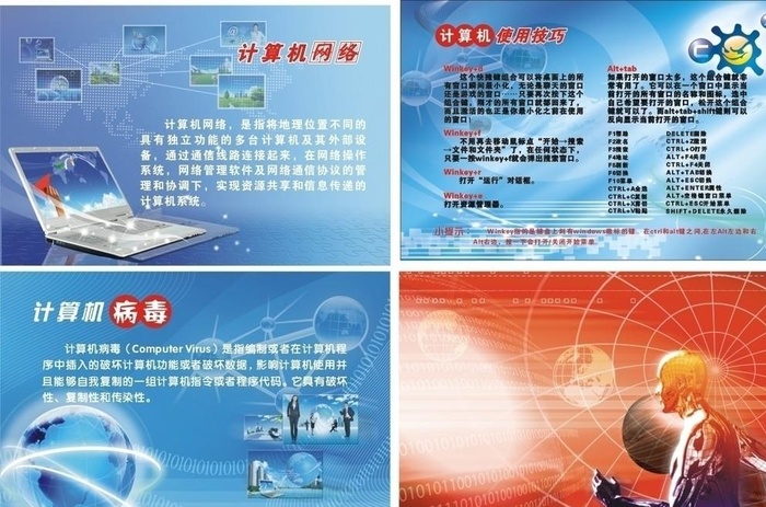 学校计算机信息技术展板图片