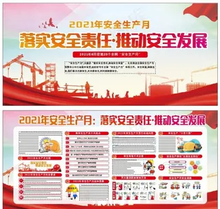 安全生产月图片