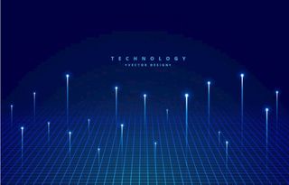 大数据科技感线条背景图片