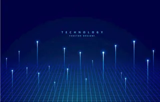 大数据科技感线条背景图片