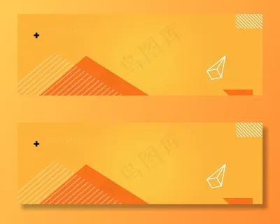 橙色banner图片