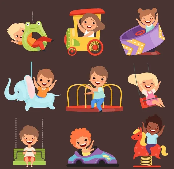 卡通小孩图片eps,ai矢量模版下载