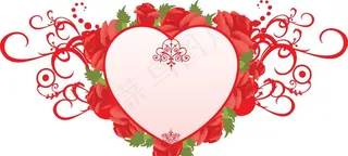 心形花纹图片