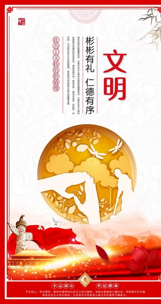 核心价值观图片(2929x5197)psd模版下载