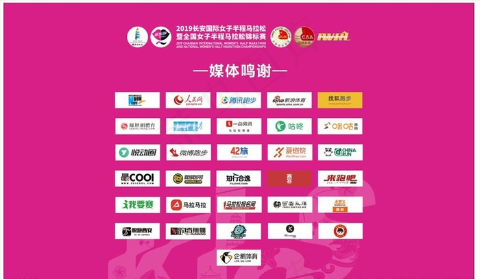媒体鸣谢墙图片cdr矢量模版下载