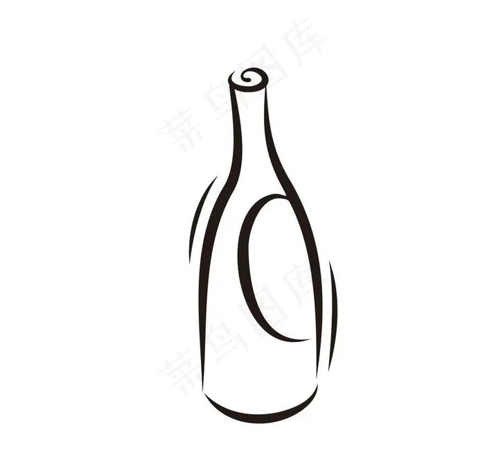 酒瓶图片cdr矢量模版下载