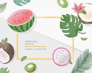 简约创意小清新手绘插画海报图图片