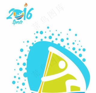 皮划艇里约奥运会背景图片