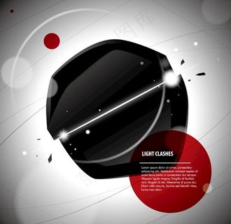 多边形光晕背景图片