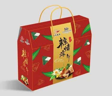 粽子包装 粽子礼品盒 平面图图片