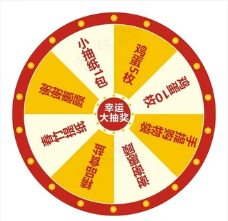 幸运大转盘图片