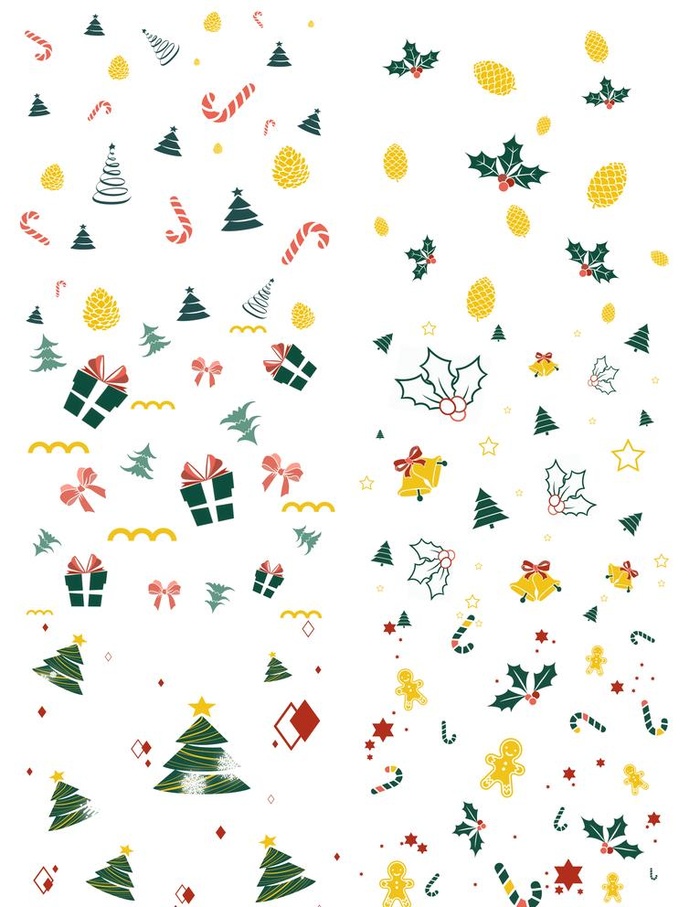 圣诞底纹图片