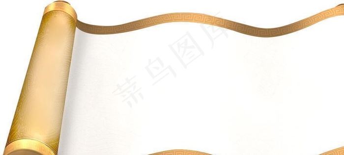 卷轴图片(1240x605)psd模版下载
